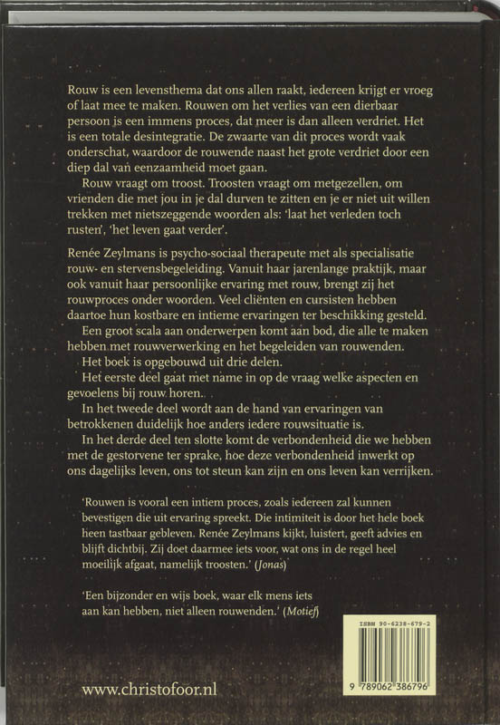 Rouwverwerking en rouwbegeleiding achterkant