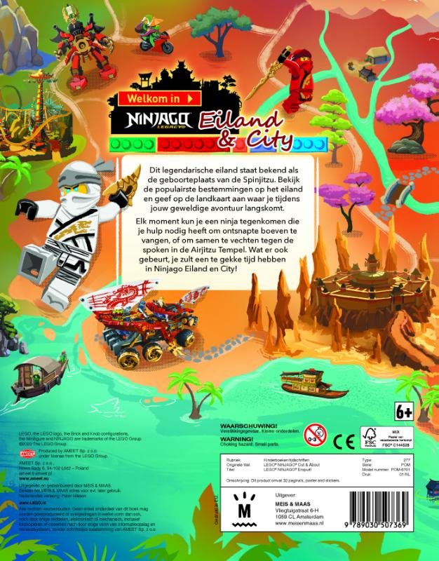 Lego Ninjago  -   Eropuit! achterkant