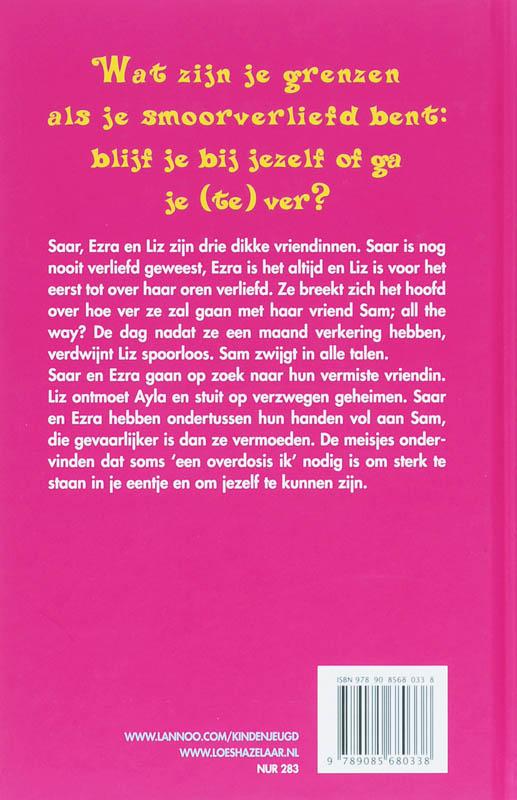 Een overdosis ik achterkant