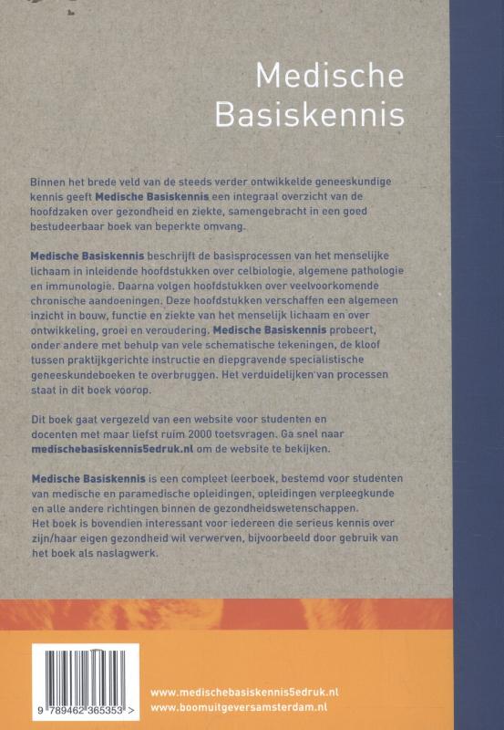 Medische basiskennis achterkant