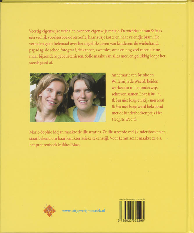 De wiebeltand van Sofie achterkant