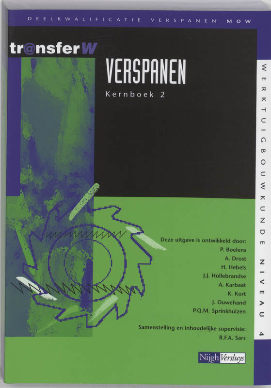 Verspanen / 2 / Tekstboek / TransferW