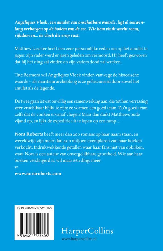 Blauwe diepte achterkant