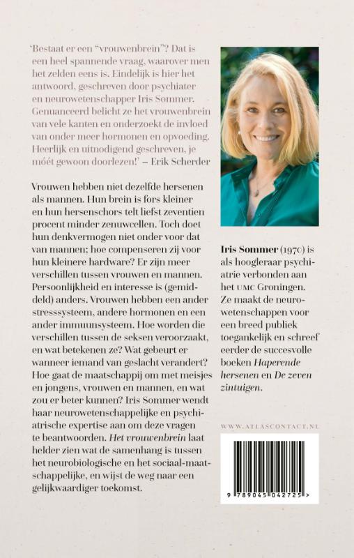 Het vrouwenbrein achterkant