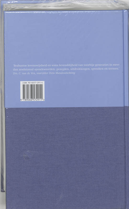 Brabantse Spreekwoorden achterkant
