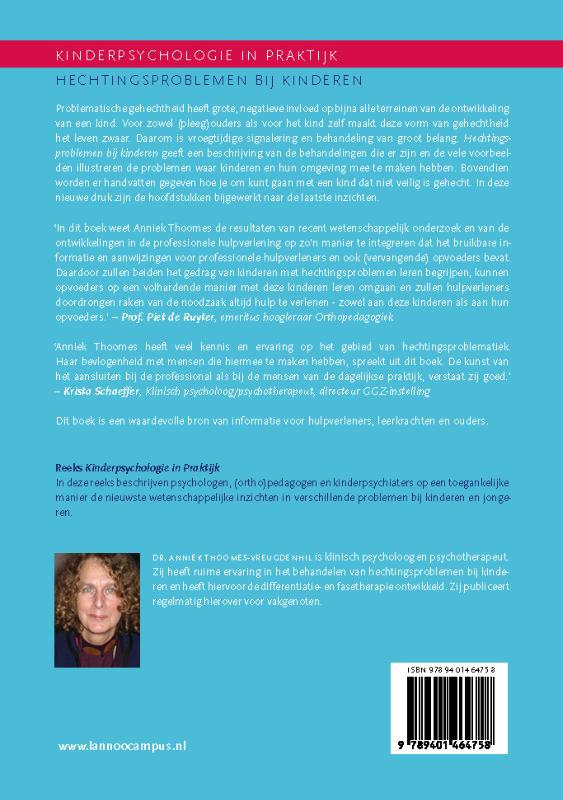 Hechtingsproblemen bij kinderen achterkant