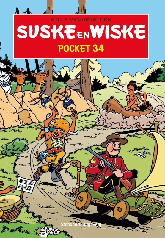 Suske en Wiske pocket 34. twee toffe totems, de lachende wolf, de natte navajo