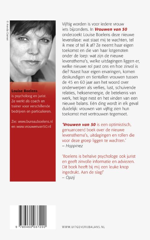 Vrouwen van 50 achterkant