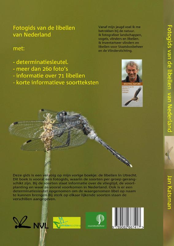 Libellen van Nederland achterkant