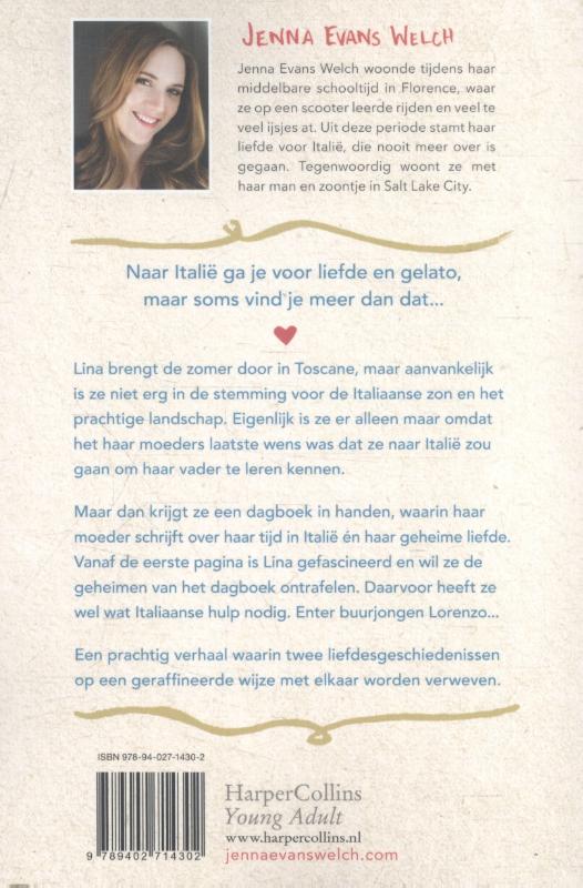 Liefde & gelato achterkant