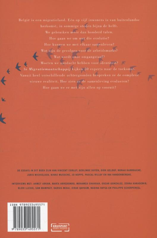 Migratiemaatschappij achterkant