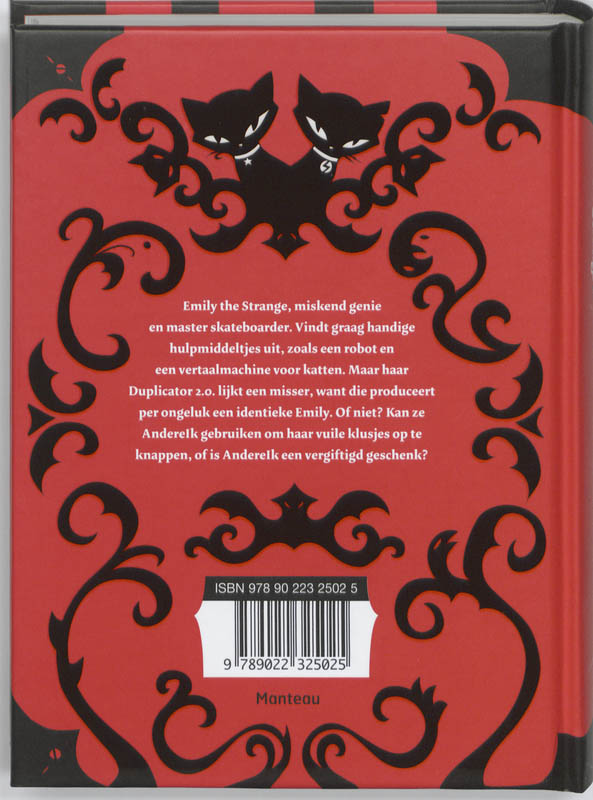 Vreemder en vreemder / Emily the Strange achterkant