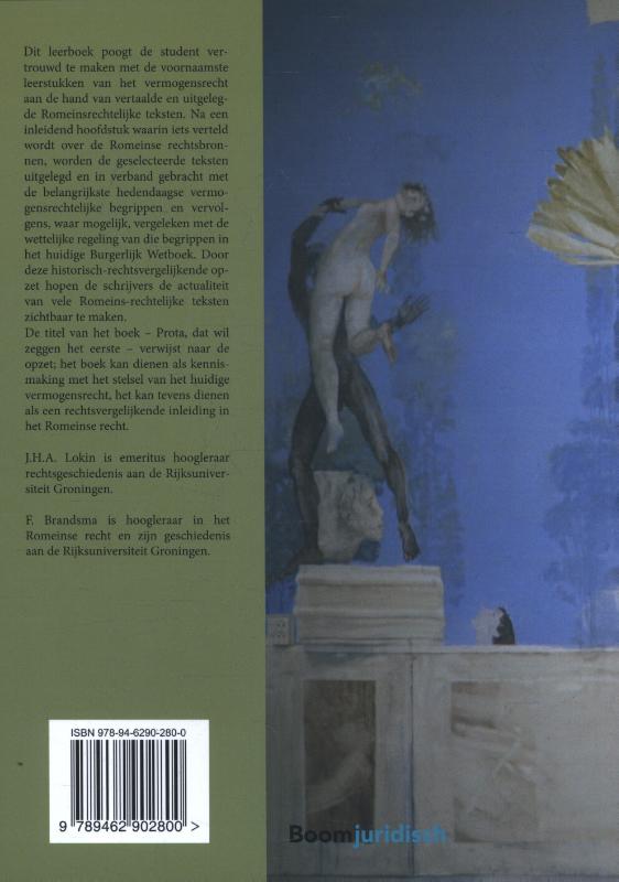 Prota / Boom Juridische studieboeken achterkant