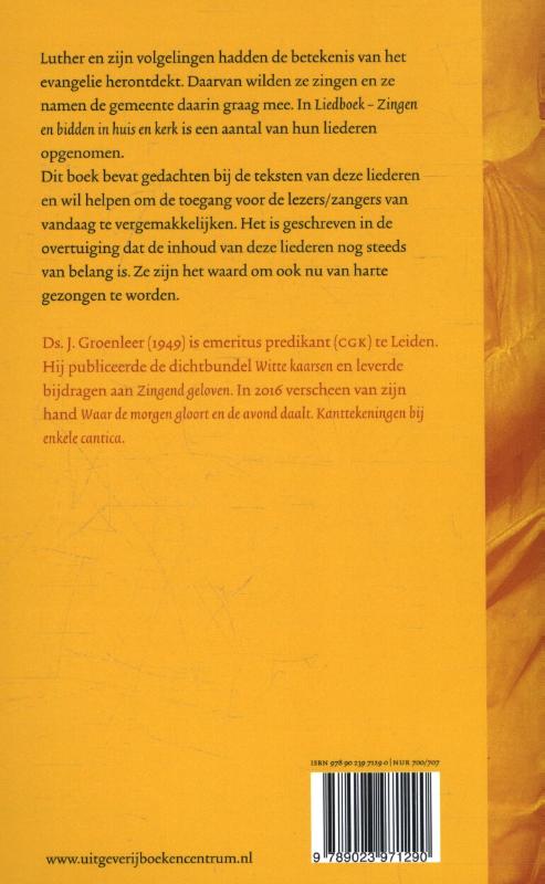 Zou ik niet van harte zingen...? achterkant