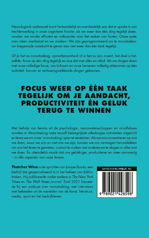 Monotasking achterkant