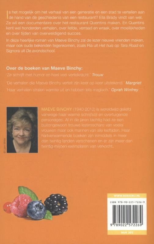 Een etentje bij restaurant Quentins achterkant