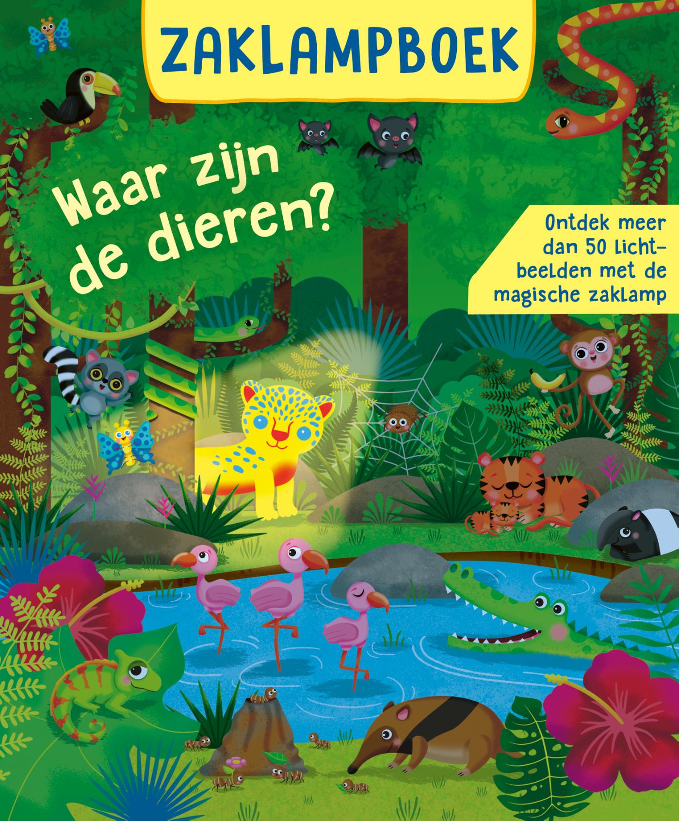 Zoekboeken  -   Zaklampboek - Waar zijn de dieren?