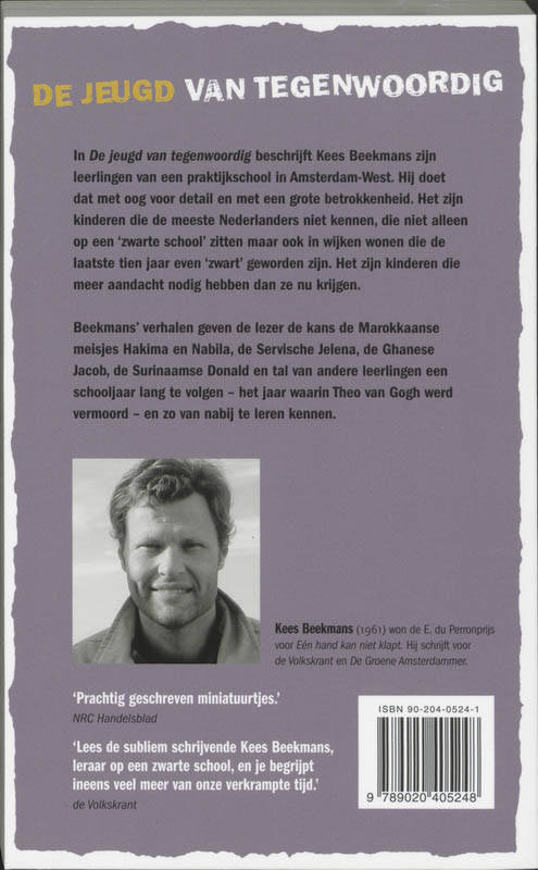 De Jeugd Van Tegenwoordig achterkant