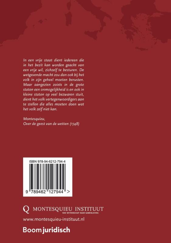 Montesquieureeks 21 - Van barricade naar bestuur achterkant