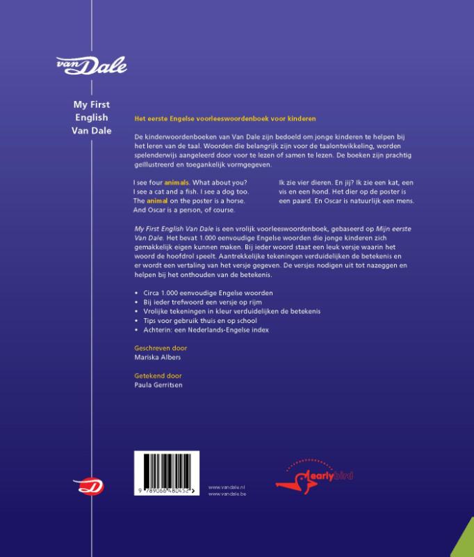 My First English Van Dale achterkant