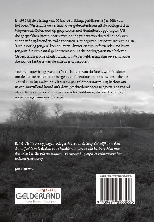 Het is oorlog jongen achterkant