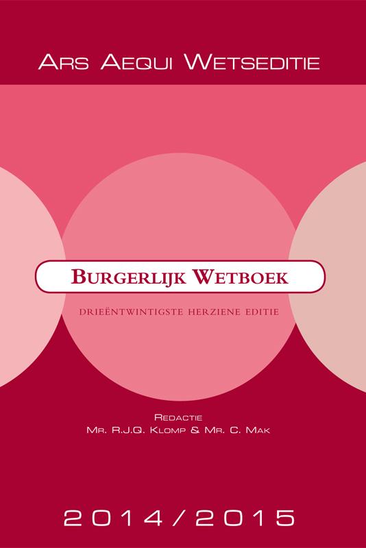 Burgerlijk wetboek / 2014/2015 / Ars Aequi Wetseditie