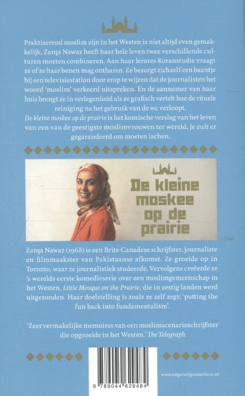 De kleine moskee op de prairie achterkant