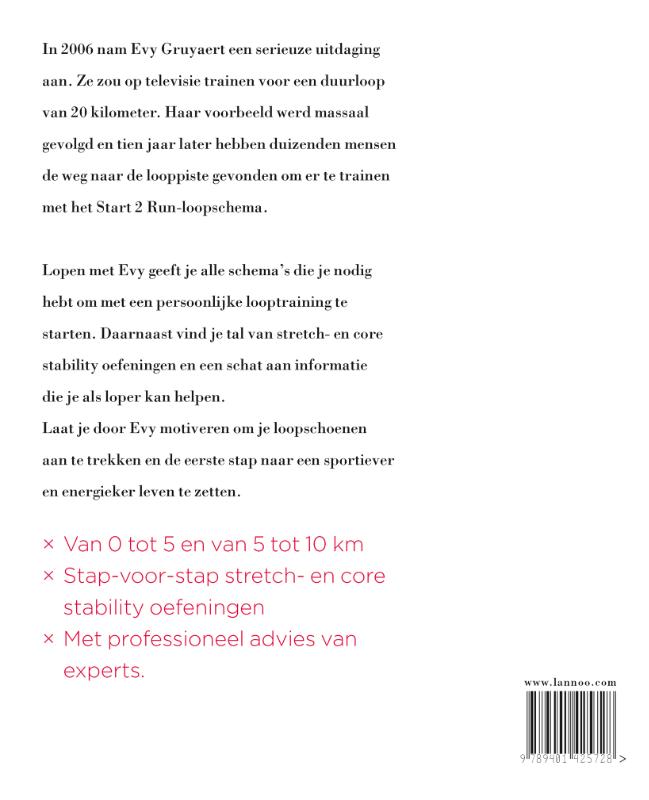 Lopen met Evy achterkant