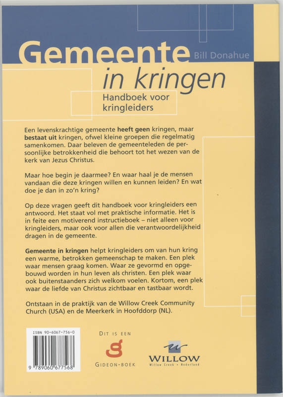 Gemeente in kringen achterkant
