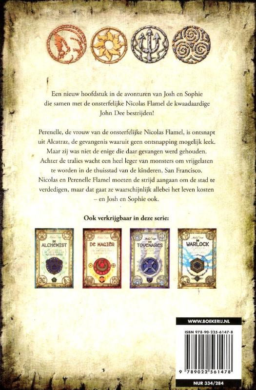 De necromancer / Nicolas Flamel / 4 achterkant