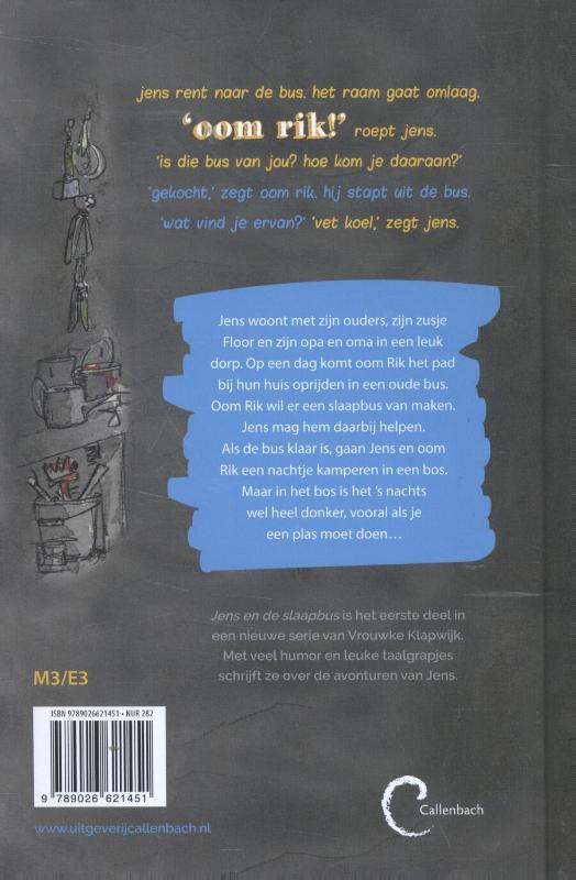 Jens en de slaapbus / Jens / 1 achterkant