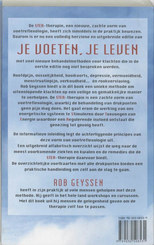 Je Voeten, Je Leven / Druk Herziene Druk achterkant