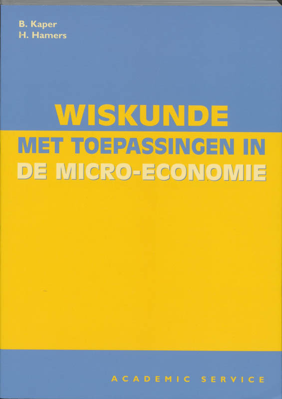 Wiskunde met toepassingen in de micro-economie