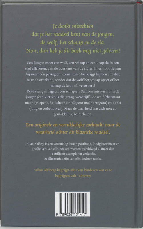 De Jongen, De Wolf, Het Schaap En De Sla achterkant