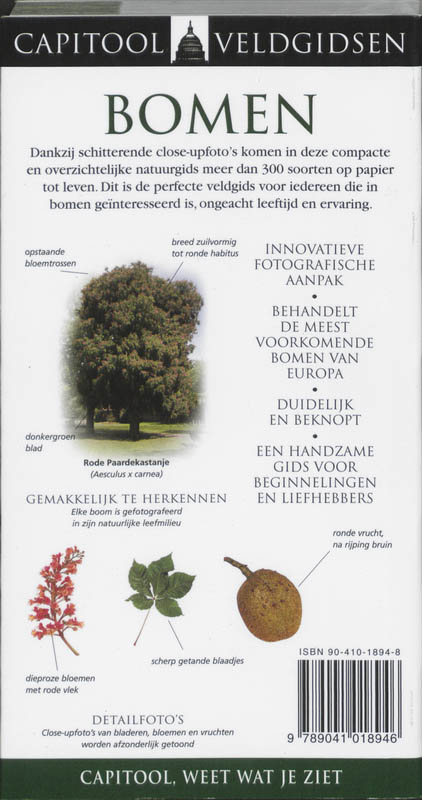 Capitool Veldgidsen Bomen achterkant