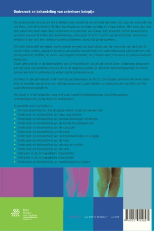 Onderzoek en behandeling van anterieure kniepijn / Orthopedische casuïstiek achterkant