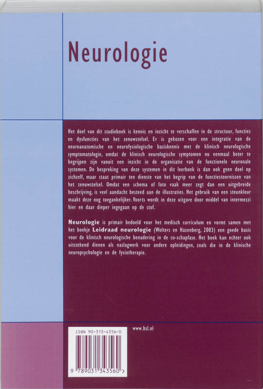 Neurologie / Quintessens achterkant
