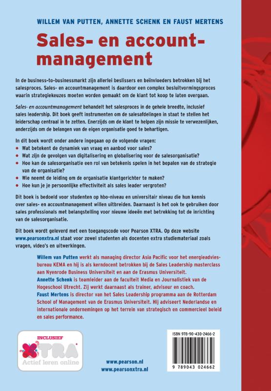 Sales- en accountmanagement achterkant