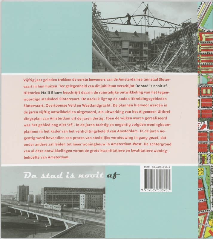 De stad is nooit af achterkant