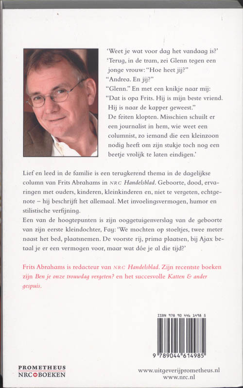 Familie, wat moet je ermee? achterkant