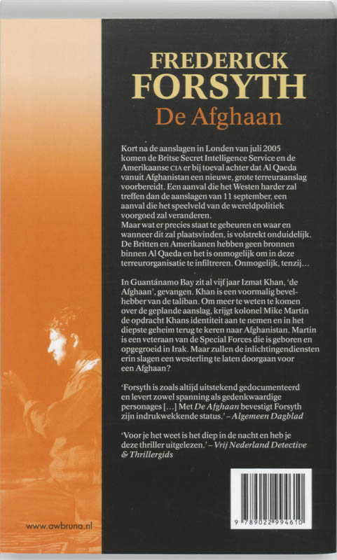 De Afghaan achterkant