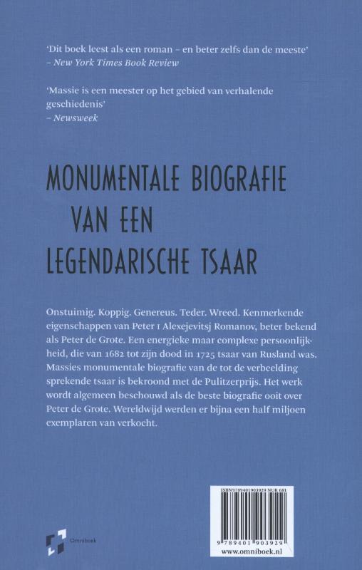 Peter de Grote achterkant