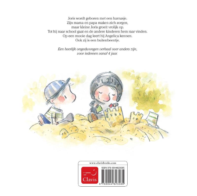 Een geboren riddertje achterkant