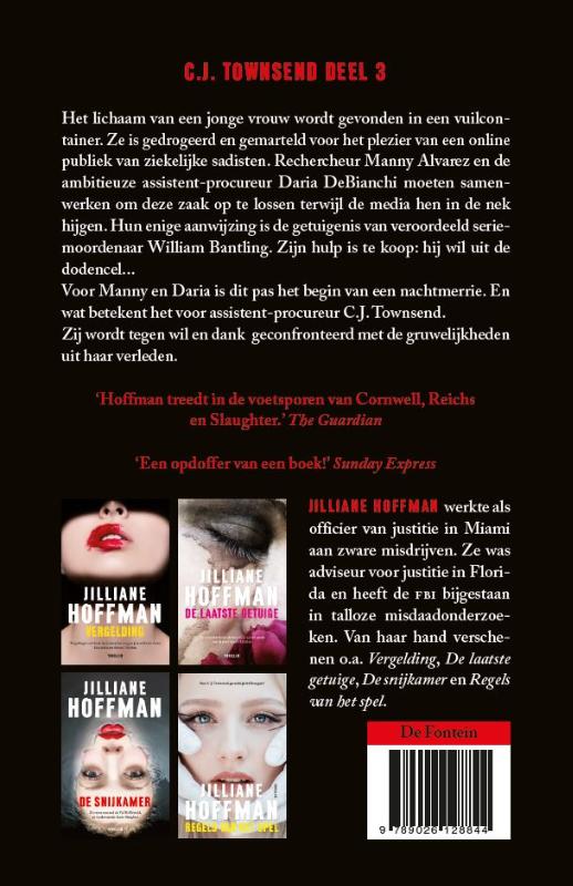 De snijkamer / C.J. Townsend / 3 achterkant