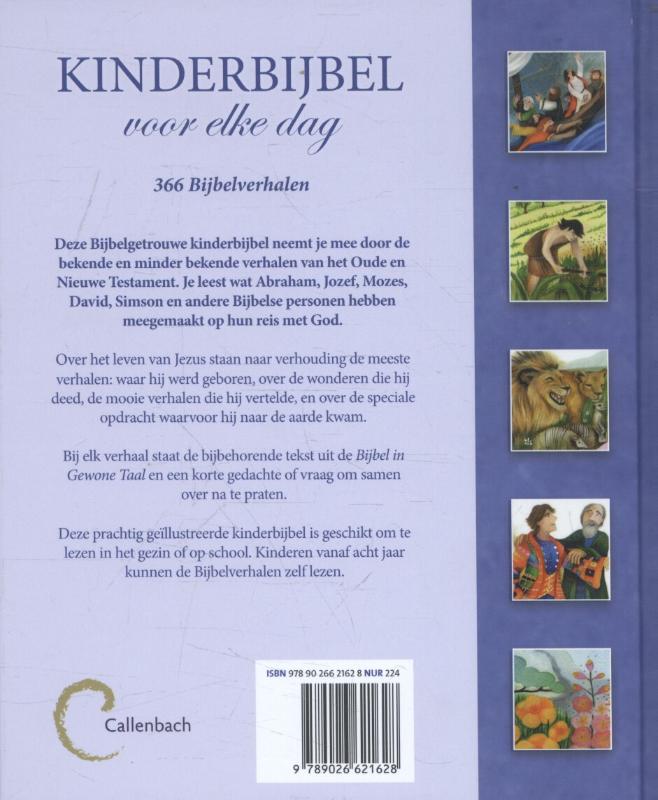 Kinderbijbel voor elke dag achterkant