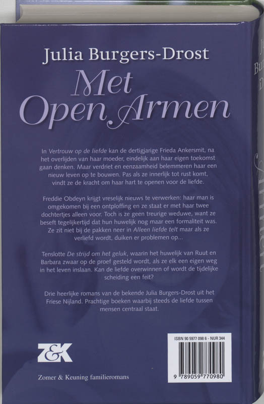 Met Open Armen achterkant
