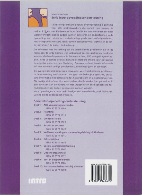 Sociale vaardigheidstraining voor kinderen / Opvoedingsondersteuning / 7 achterkant