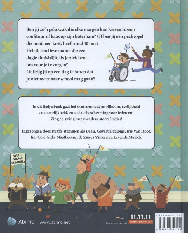 Pechvogels of gelukzakken? achterkant