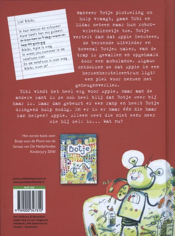 Botje en de zeven schroefjes / Botje / 2 achterkant