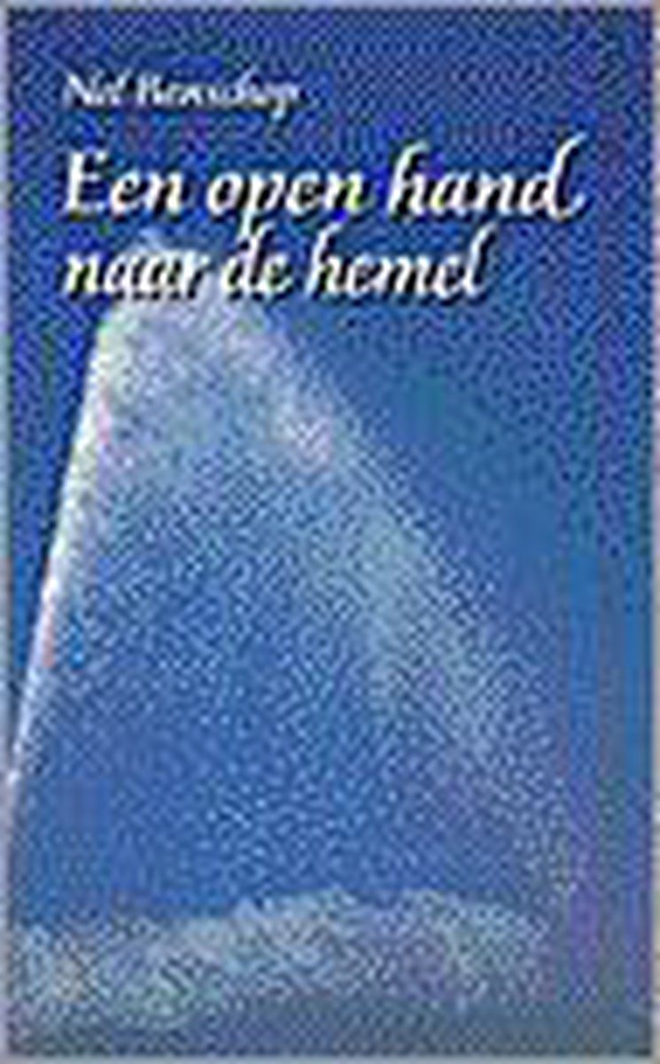 Open hand naar de hemel